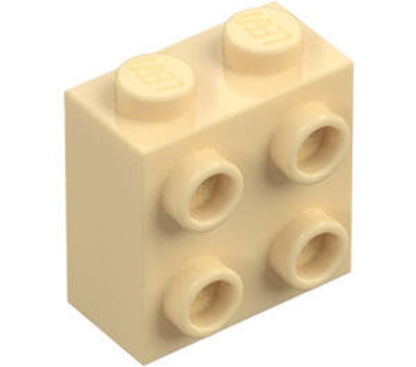 LEGO® 6214334 - BRICK 1X2X1,67 WITH 4 KNOBS - BRICK YELLOW
