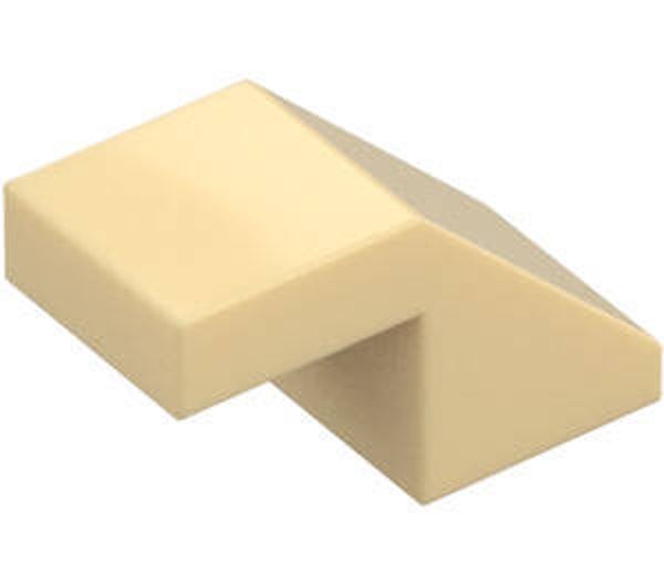 LEGO® 6388196 - SLOPE 1X2, 45°, WITH O KNOBS - BRICK YELLOW