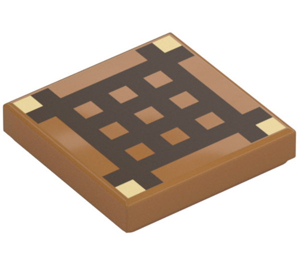 LEGO® 6097003 - TILE 2X2, MINECRAFT© - MEDIUM NOUGAT