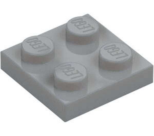 LEGO® 4211397 - PLATE 2X2 - MEDIUM STONE GRAY