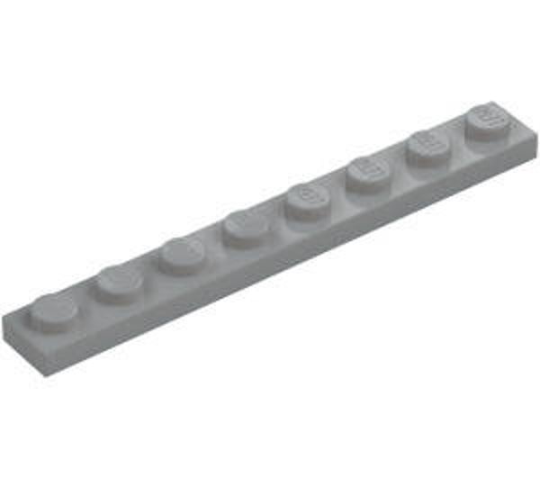 LEGO® 4211425 - PLATE 1X8 - MEDIUM STONE GRAY