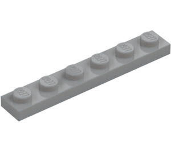 LEGO® 4211438- PLATE 1X6 - MEDIUM STONE GRAY
