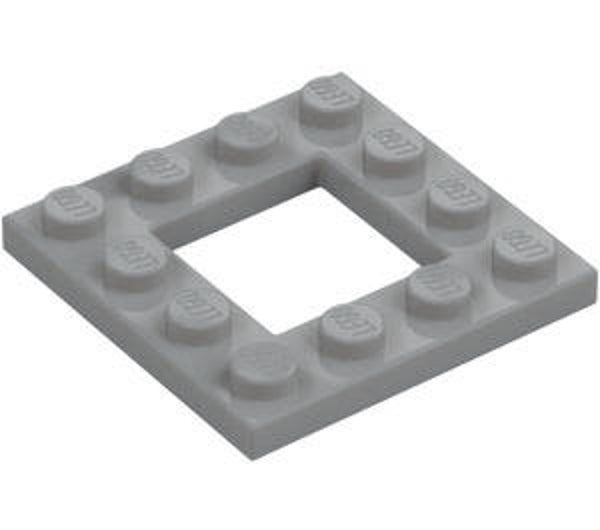 LEGO® 4612621 - FRAME PLATE 4X4 - MEDIUM STONE GRAY