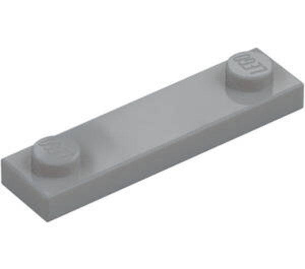 LEGO® 6257593 - PLATE 1X4 WITH TWO STUDS - MEDIUM STONE GRAY