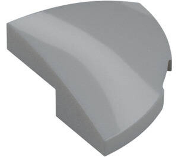 LEGO® 6529502 - 1/4 SPHERE 2X2X2/3 WITH CUTOUT - MEDIUM STONE GRAY