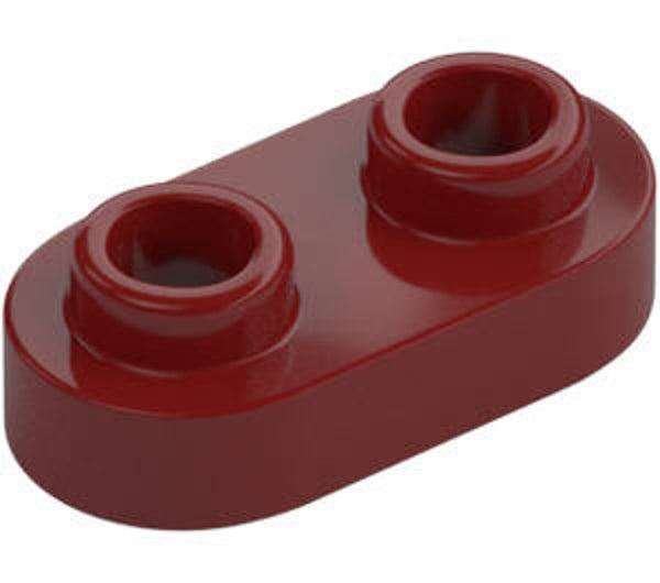LEGO® 6212040 - ROUND PLATE 1X2 - NEW DARK RED