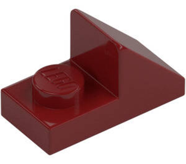 LEGO® 6251611 - SLOPE 1X2, 45°, WITH 1/3 PLATE - NEW DARK RED