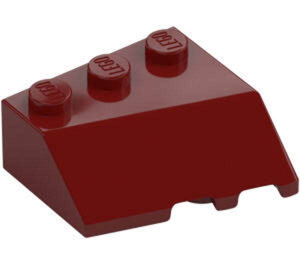 LEGO® 6257448 - LEFT SLOPE 3X3, 45° - NEW DARK RED