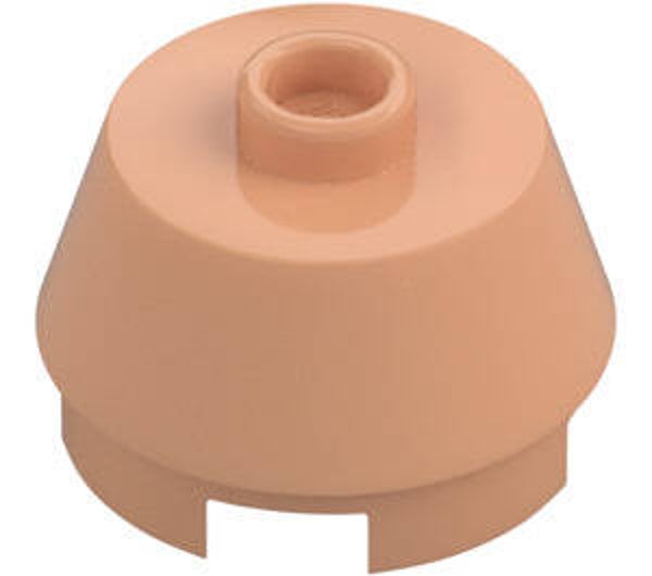 LEGO® 6292981 - BRICK 2X2 ROUND, SLOPE WITH KNOB - NOUGAT