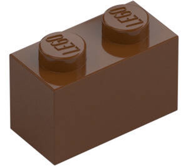 LEGO® 4211149 - BRICK 1X2 - REDDISH BROWN