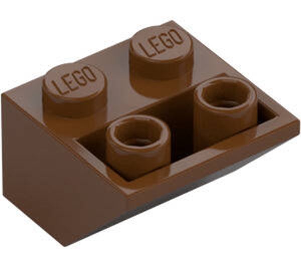 LEGO® 4211221 - SLOPE 2X2, 45°, INVERTED - REDDISH BROWN
