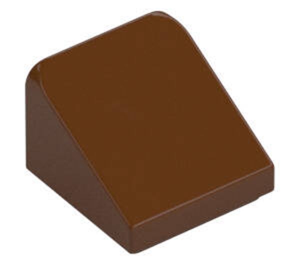 LEGO® 4504376 - SLOPE 1X1X2/3 - REDDISH BROWN