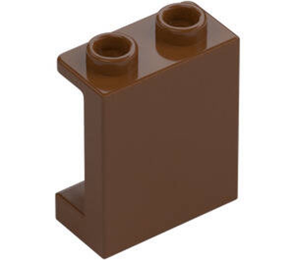 LEGO® 4618541 - WALL 1X2X2 - REDDISH BROWN