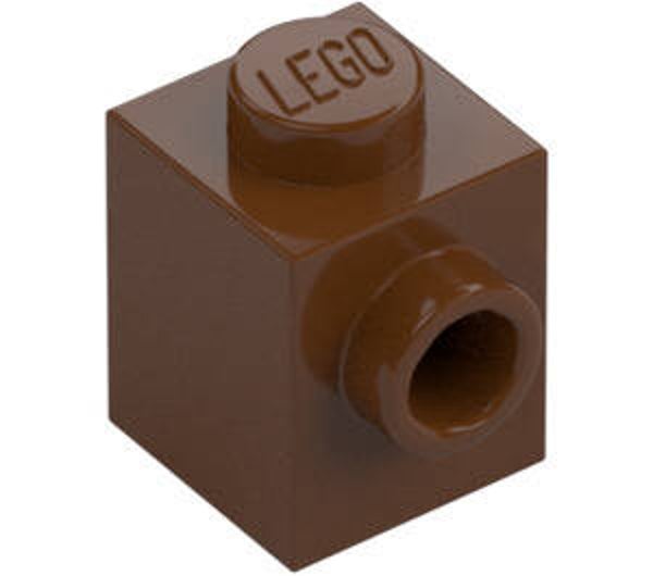 LEGO® 6062574 - BRICK 1X1 WITH 1 KNOB - REDDISH BROWN