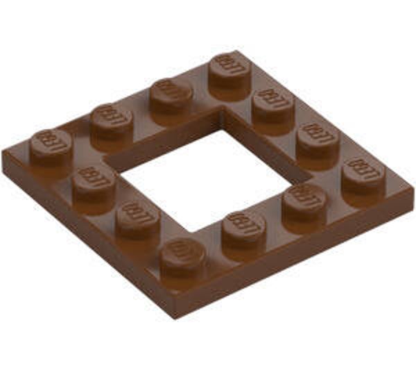 LEGO® 6070442 - FRAME PLATE 4X4 - REDDISH BROWN