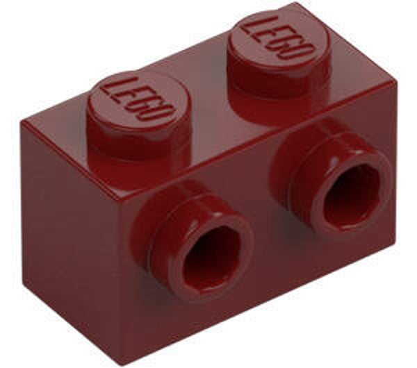 LEGO® 6397820 - BRICK 1X2 WITH 2 KNOBS - REDDISH BROWN