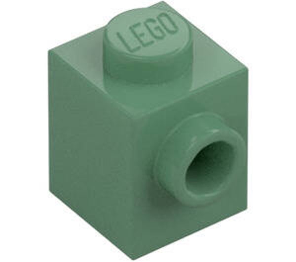 LEGO® 6009656 - BRICK 1X1 WITH 1 KNOB - SAND GREEN