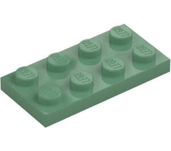 LEGO® 6249817 - PLATE 2X4 - SAND GREEN