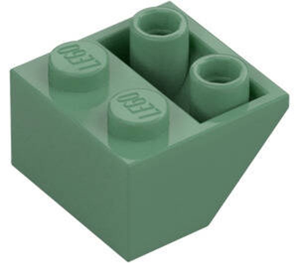 LEGO® 6529192 - SLOPE 2X2, 45°, INVERTED - SAND GREEN