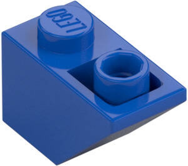 LEGO® 366523 - SLOPE 1X2, 45°, INVERTED - BRIGHT BLUE
