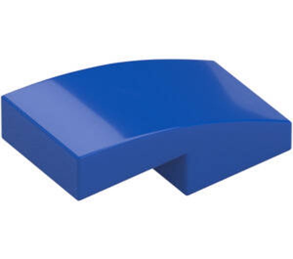 LEGO® 6055065 - PLATE 1X2X2/3 WITH BOW - BRIGHT BLUE