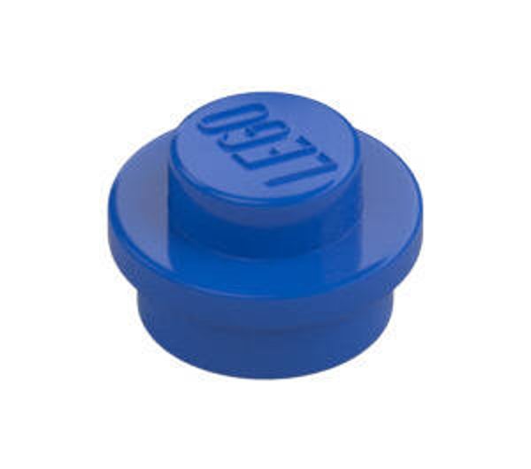 LEGO® 614123 - ROUND PLATE 1X1 - BRIGHT BLUE