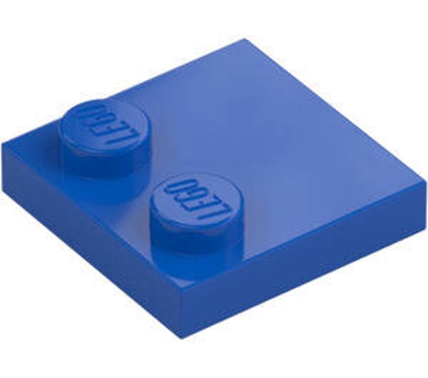 LEGO® 6252060 - PLATE 2X2 WITH TWO STUDS - BRIGHT BLUE