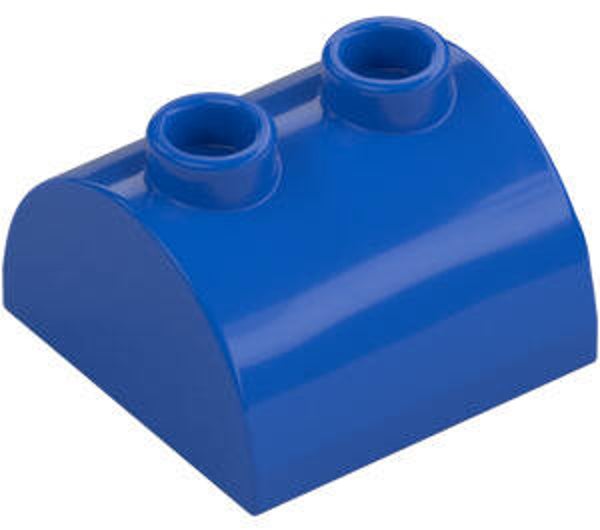 LEGO® 6383194 - BRICK 2X2 WITH BOW AND KNOBS - BRIGHT BLUE