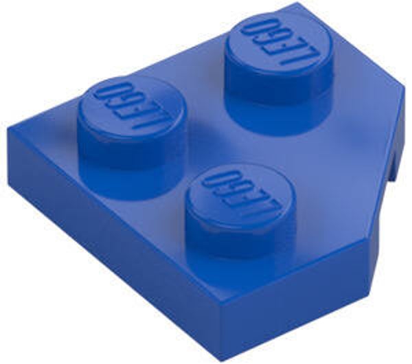 LEGO® 6390153 - CORNER PLATE 2X2, 45° - BRIGHT BLUE