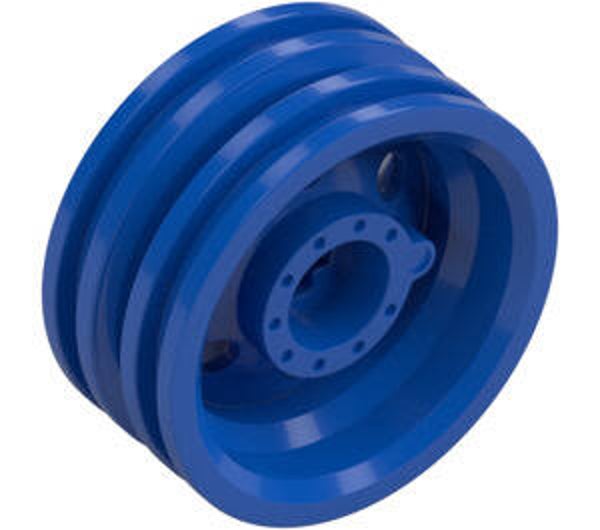 LEGO® 6465332 - RIM NARROW Ø30/14 WITH CROSS - BRIGHT BLUE