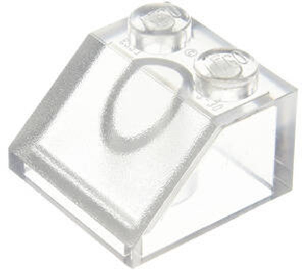 LEGO® 6244886 - SLOPE 2X2, 45° - TRANSPARENT