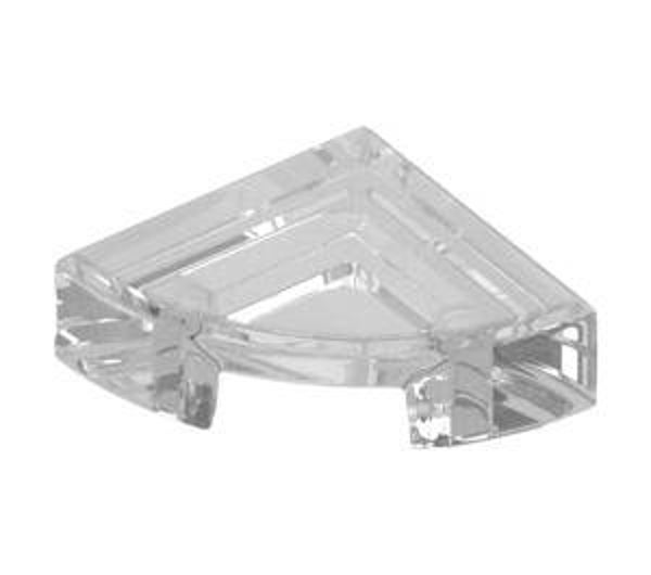 LEGO® 6404363 - 1/4 CIRCLE TILE 1X1 - TRANSPARENT