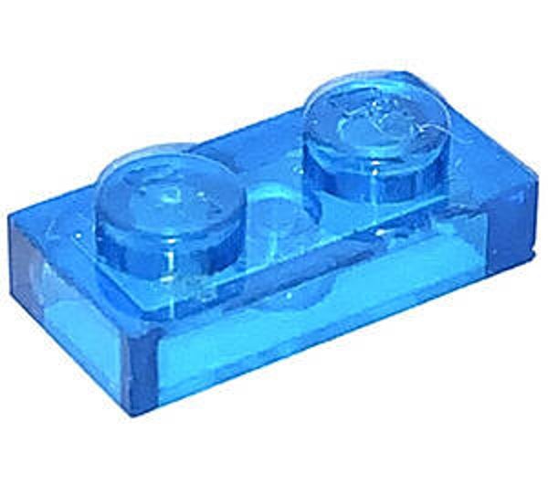 LEGO® 4260426 - PLATE 1X2 - TRANSPARENT BLUE