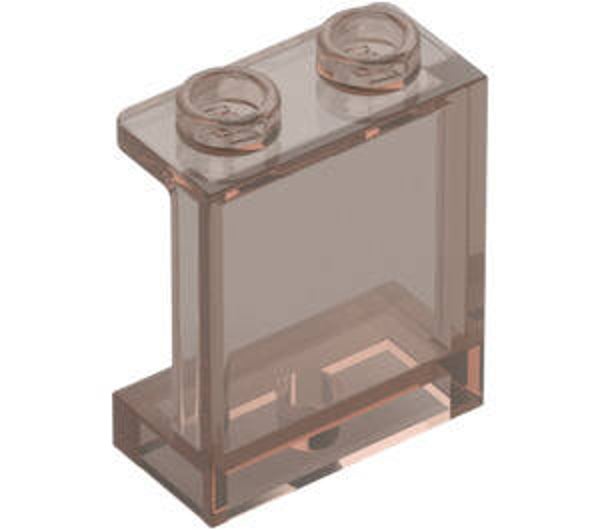 LEGO® 4638658 - WALL 1X2X2 - TRANSPARENT BROWN