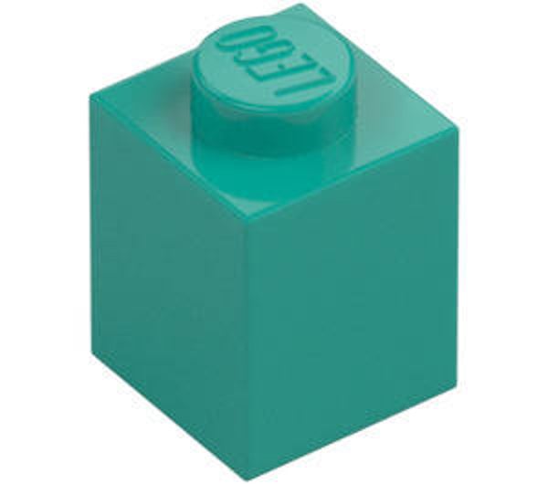LEGO® 6236772 - BRICK 1X1 - BRIGHT BLUISH GREEN