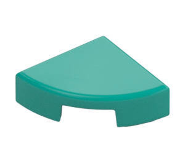 LEGO® 6240467 - 1/4 CIRCLE TILE 1X1 - BRIGHT BLUISH GREEN