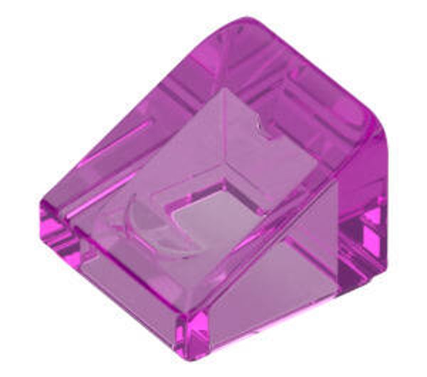 LEGO® 6245287 - SLOPE 1X1X2/3 - TRANSPARENT MEDIUM REDDISH VIOLET