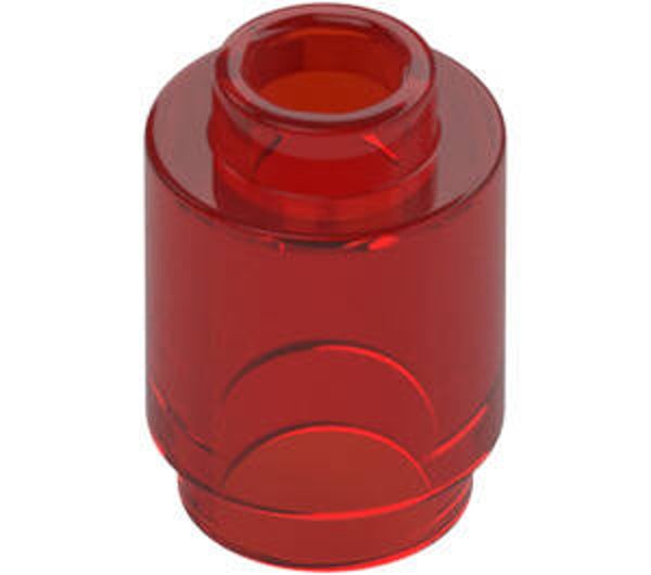LEGO® 3006841 - BRICK 1X1 ROUND - TRANSPARENT RED