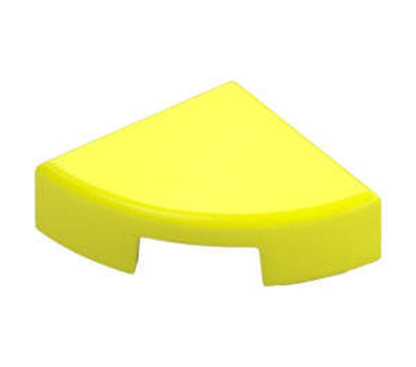 LEGO® 6376817 - 1/4 CIRCLE TILE 1X1 - VIBRANT YELLOW