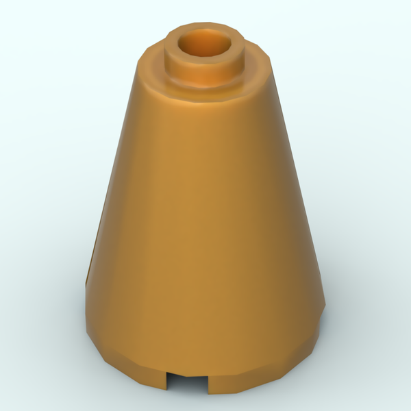 LEGO® 6092672 - CONE 2X2X2 - WARM GOLD