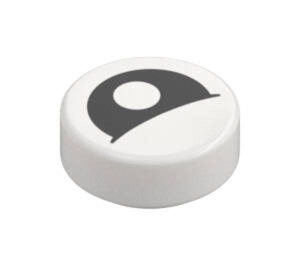 LEGO® 6329607 - TILE 1X1 ROUND WITH EYE - WHITE