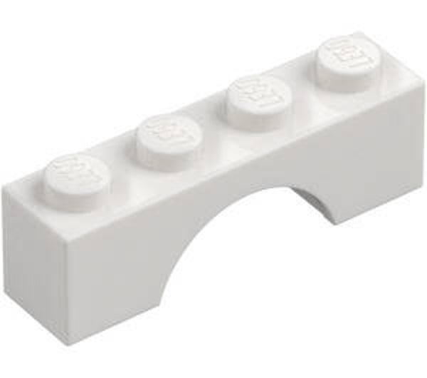 LEGO® 365901 - BRICK 1X4 WITH BOW - WHITE