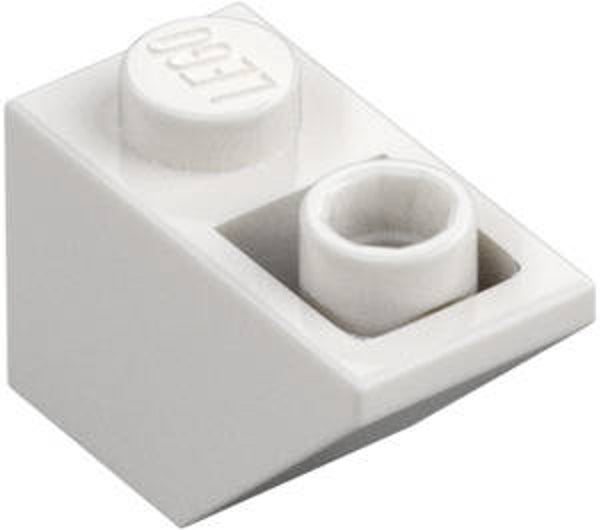 LEGO® 366501 - SLOPE 1X2, 45°, INVERTED - WHITE