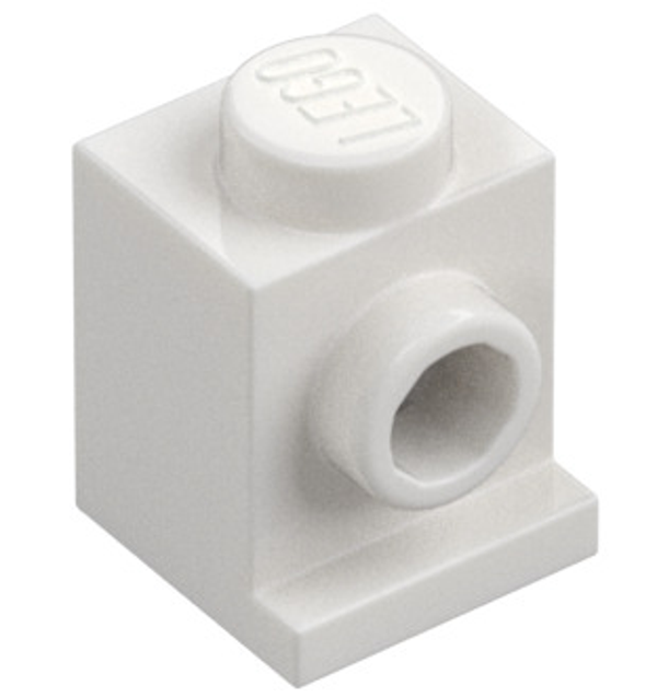 LEGO® 407001 - ANGULAR BRICK 1X1 - WHITE