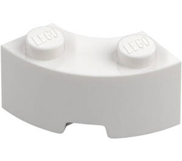 LEGO® 4567449 - BRICK 2X2 WITH INSIDE AND OUTSIDE BOW - WHITE