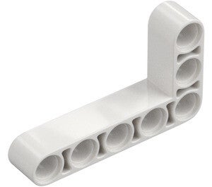 LEGO® 4585040 - TECHNIC ANGULAR BEAM 5X3, 90° - WHITE