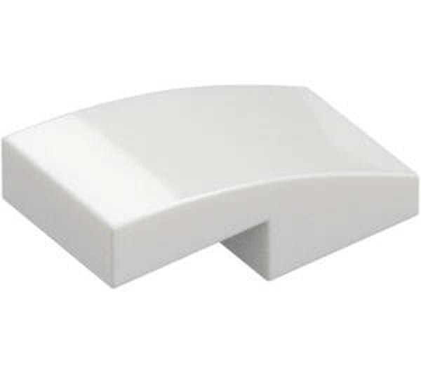 LEGO® 6034044 - PLATE 1X2X2/3 WITH BOW - WHITE