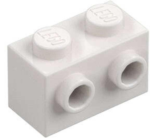 LEGO® 6058177 - BRICK 1X2 WITH 2 KNOBS - WHITE