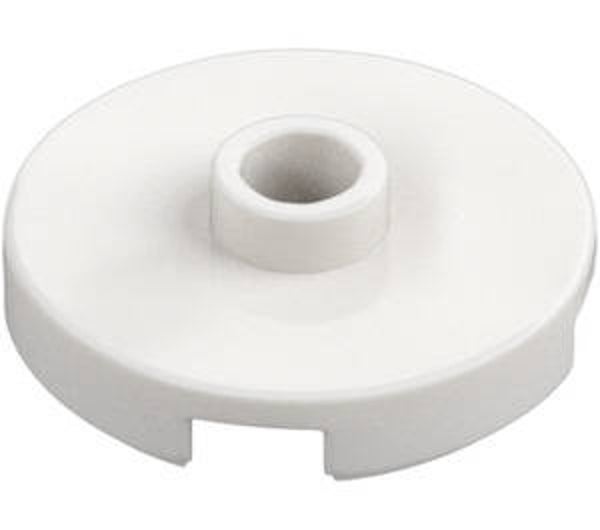 LEGO® 6093053 - PLATE ROUND WITH 1 KNOB - WHITE