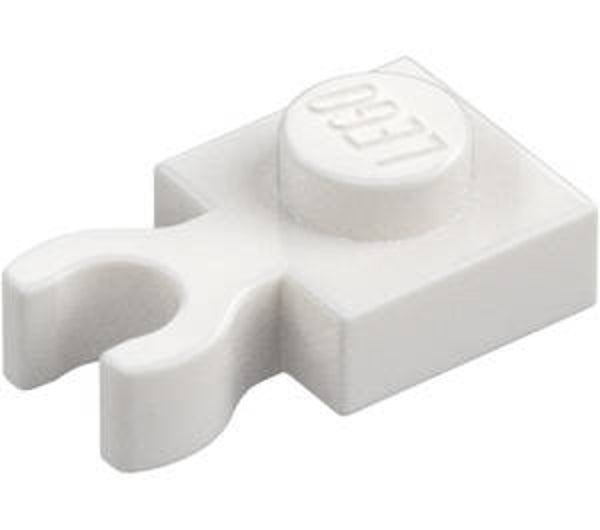 LEGO® 6330191 - PLATE 1X1 WITH HOLDER - WHITE